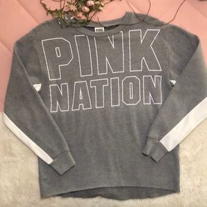 Victoria’s Secret pink fleece sweater
